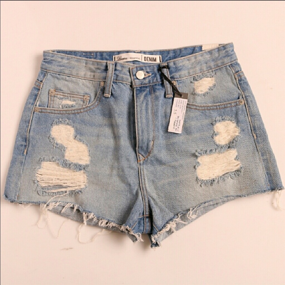 LOVERS AND FRIENDS DENIM SHORTS
